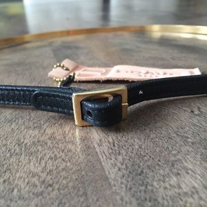 Belt black & gold 30